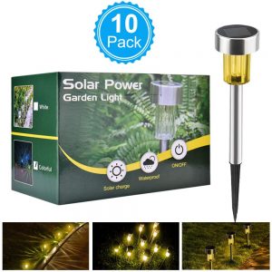 10-Pack Solar Garden Lights $6.89!